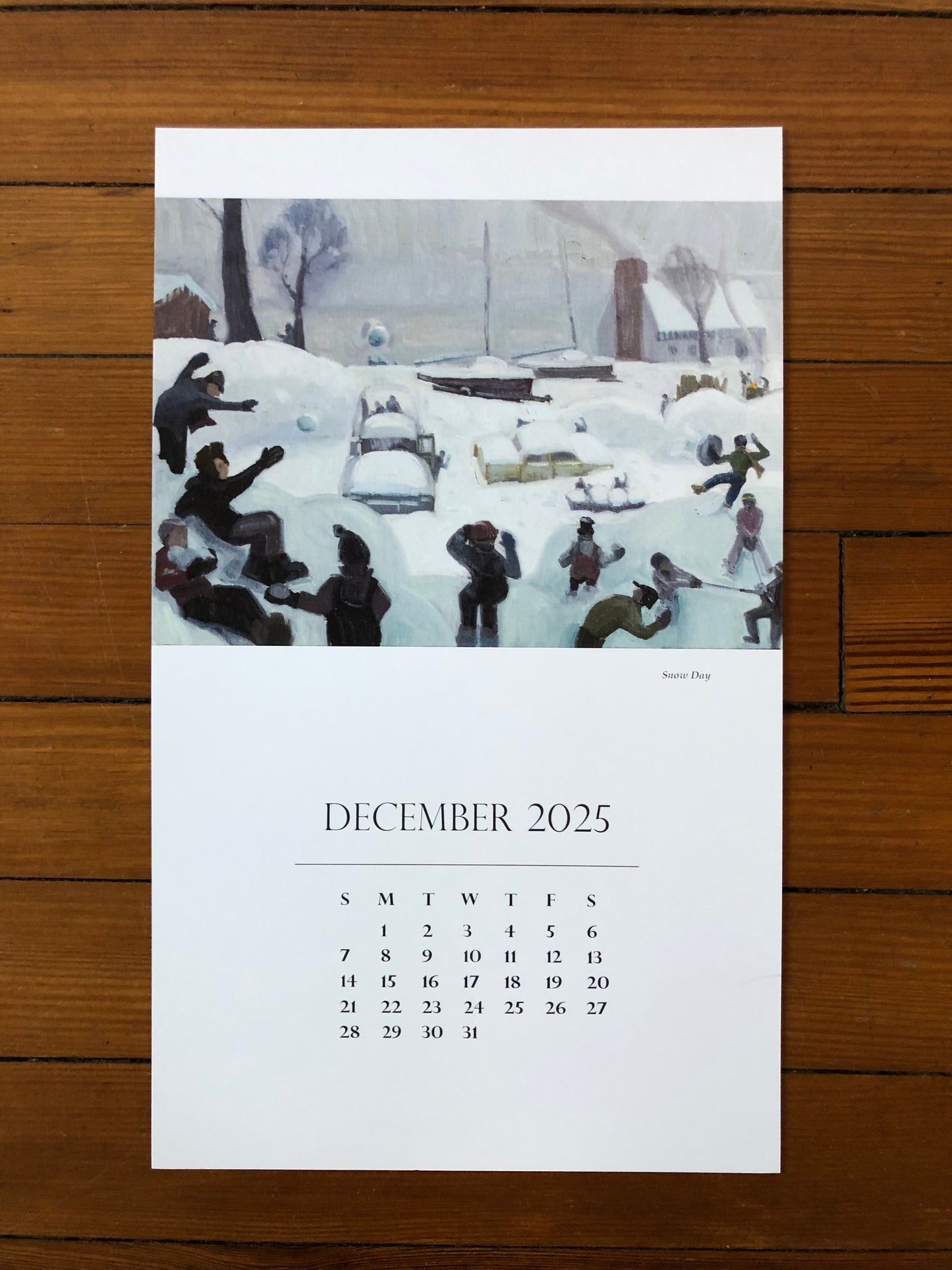 December 2025 Snow day