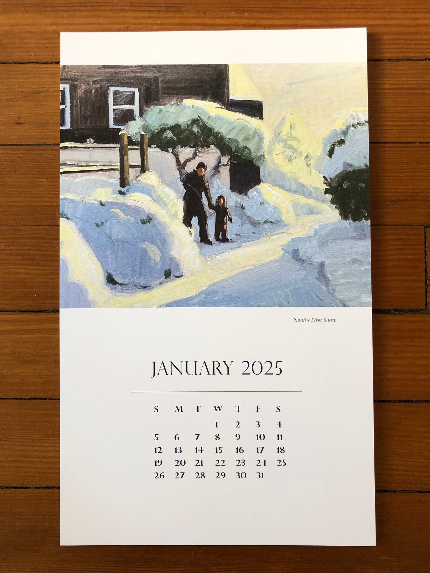 January 2025 Noah's first snow