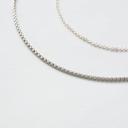 ORIGINAL {sterling silver cable chain}
