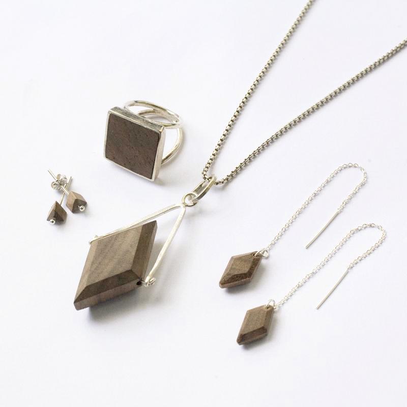 AXIS {wood spinning pendant}