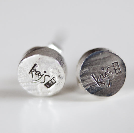 kajs LOGO STUDS silver