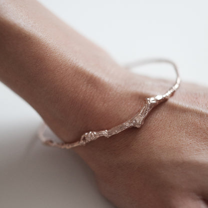 BRANCH BANGLE {rose gold}