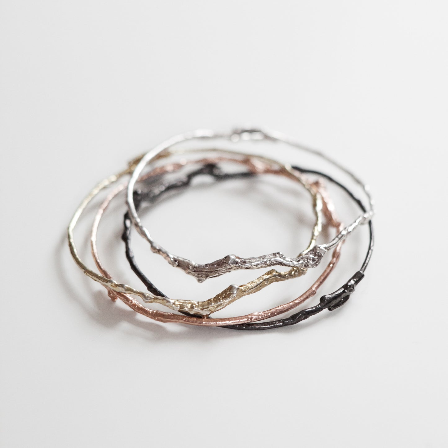 BRANCH BANGLE {rose gold}