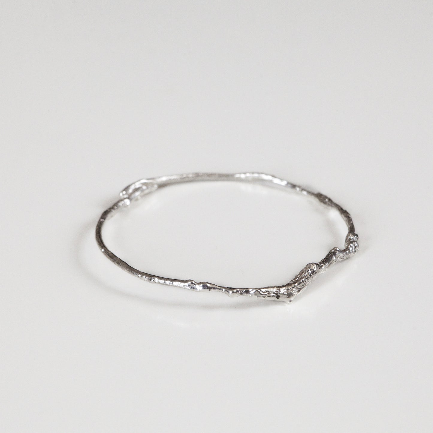 Branch Bangle in Recycled Sterling Silver