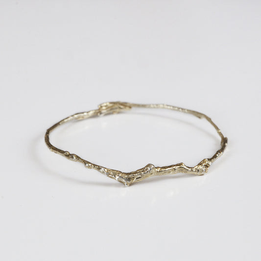 BRANCH BANGLE {yellow gold}