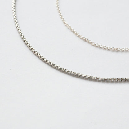 ORIGINAL {sterling silver cable chain}