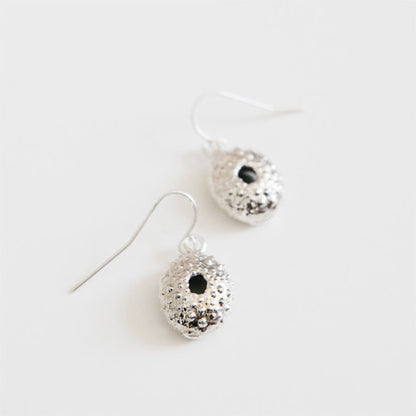 SEA URCHIN EARRINGS silver