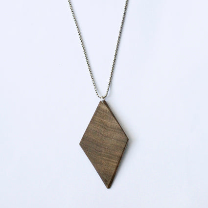 SILHOUETTE {wood pendant}